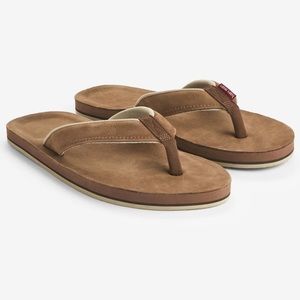 New Hari Mari Pier Java Suede Leather Casual Flip Flop Sandals Men’s 10